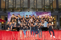 何鳳畇同學於2017年的敬文節與全體籌備委員合影。